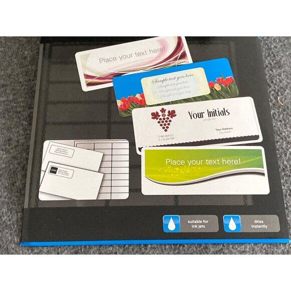 VTG Polaroid Round Adhesive Label Blank 160 Ct Lot of 8 Package 1 Pack Rectang - Picture 4 of 13